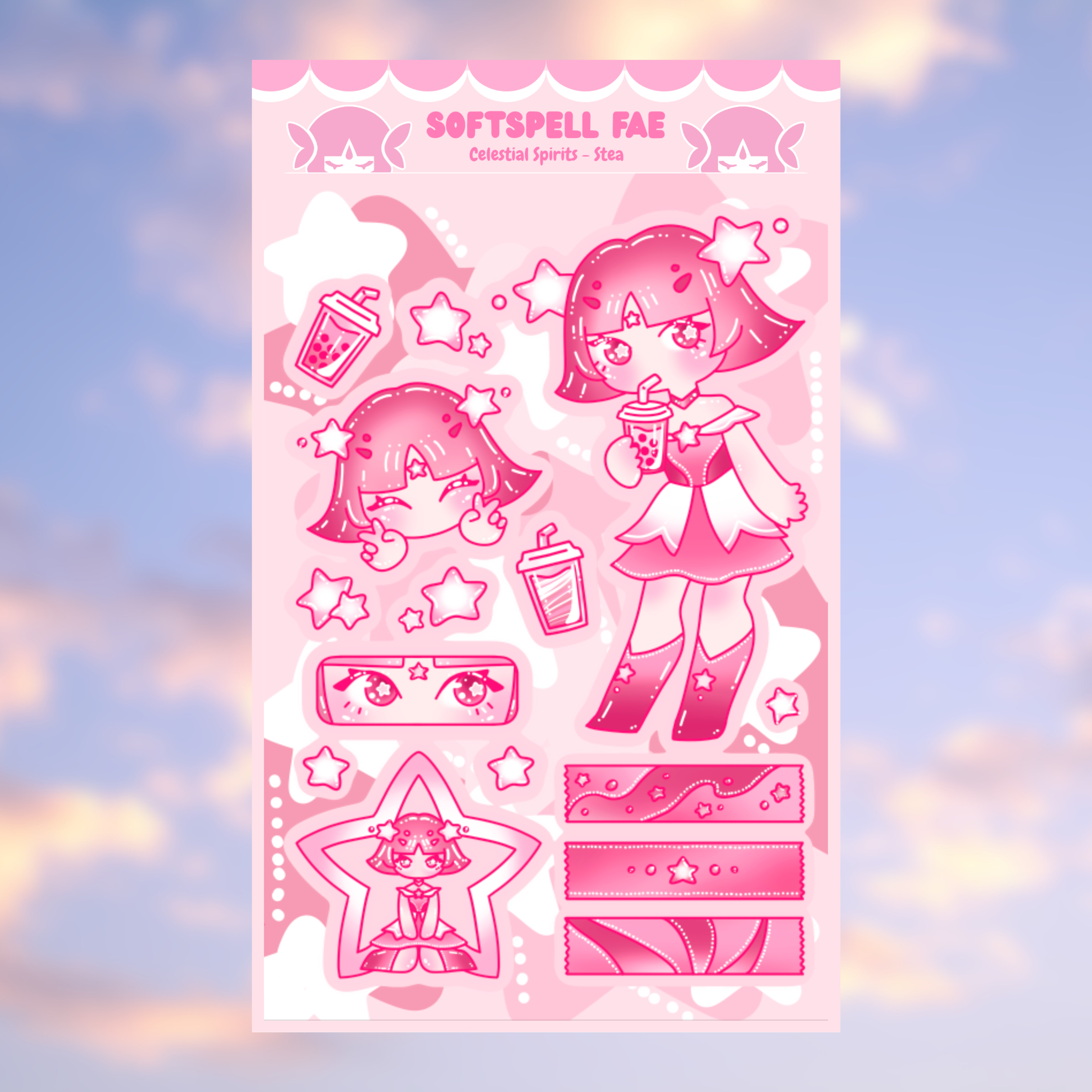 [-25%] Full Set Celestial Spirits Stickersheets