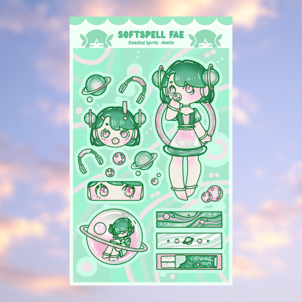 Anelle Stickersheet - Celestial Spirits