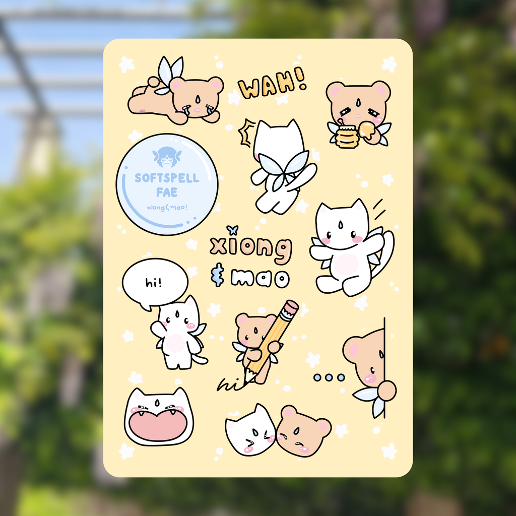 XiongMao "Hi!" Stickersheet