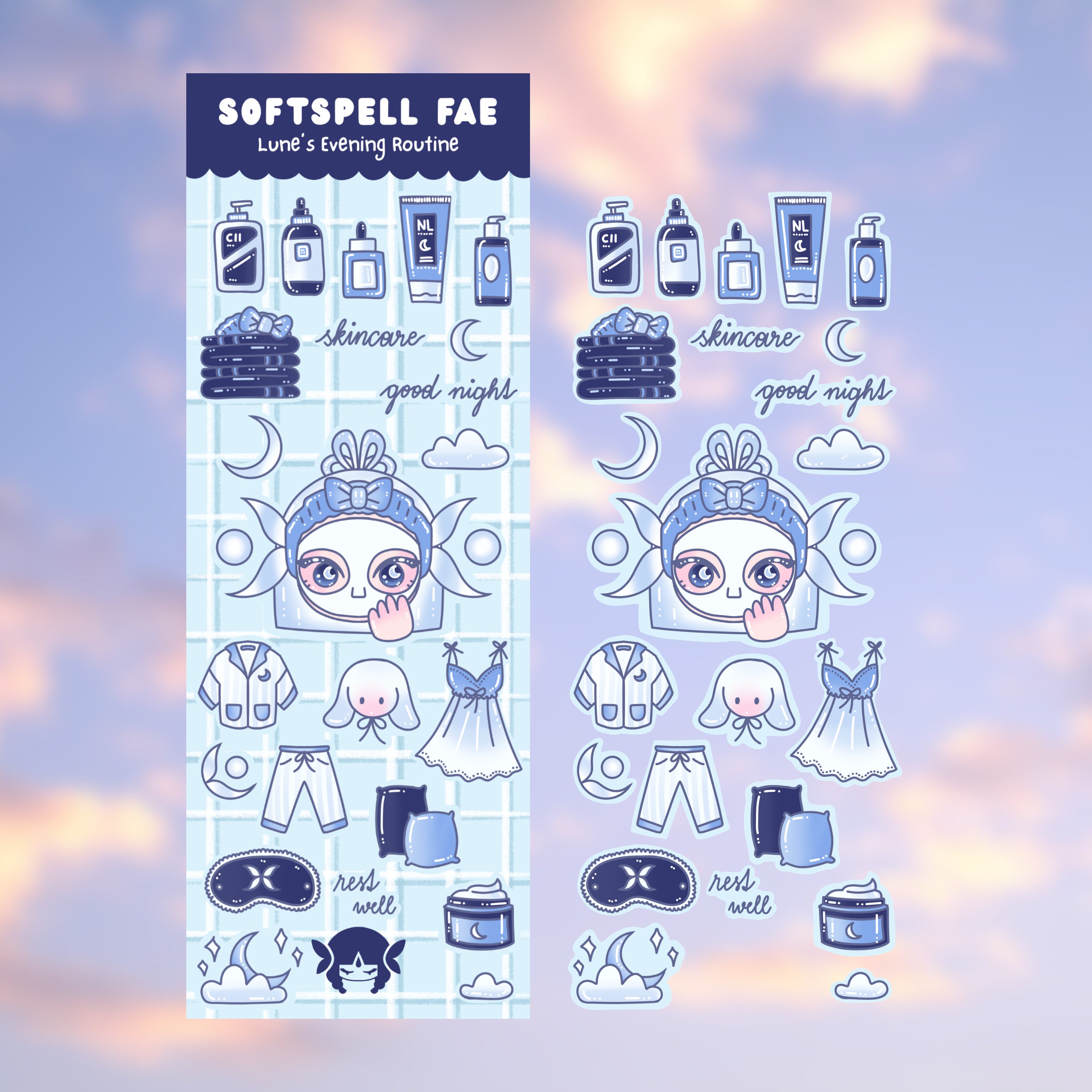 [-25%] Full Set Celestial's Daily Life Stickersheets