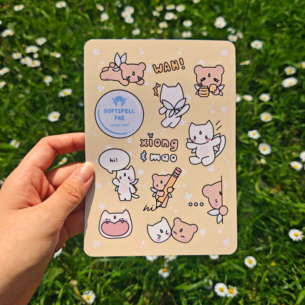 XiongMao "Hi!" Stickersheet