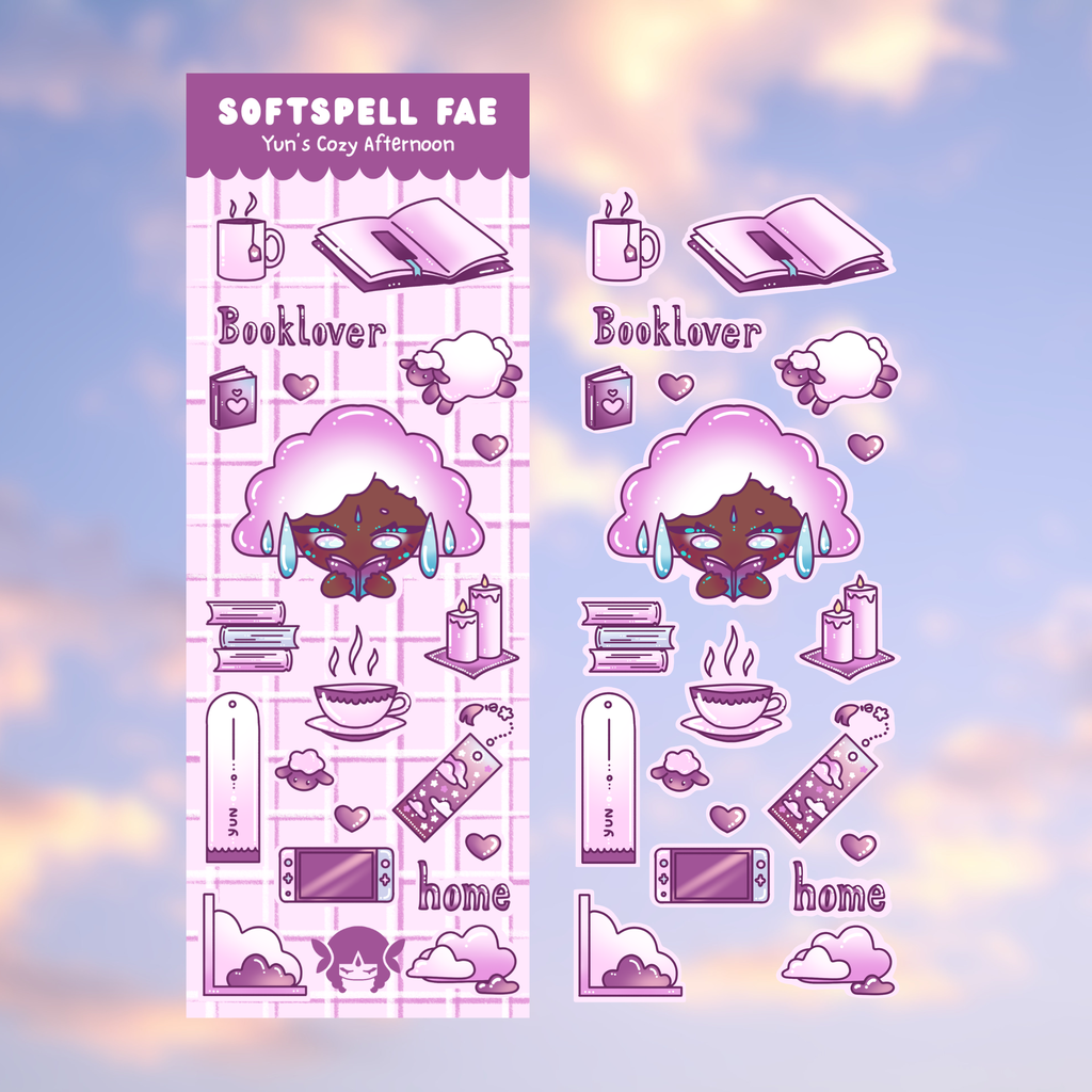Yun's Cozy Afternoon Stickersheet - Celestial Spirits