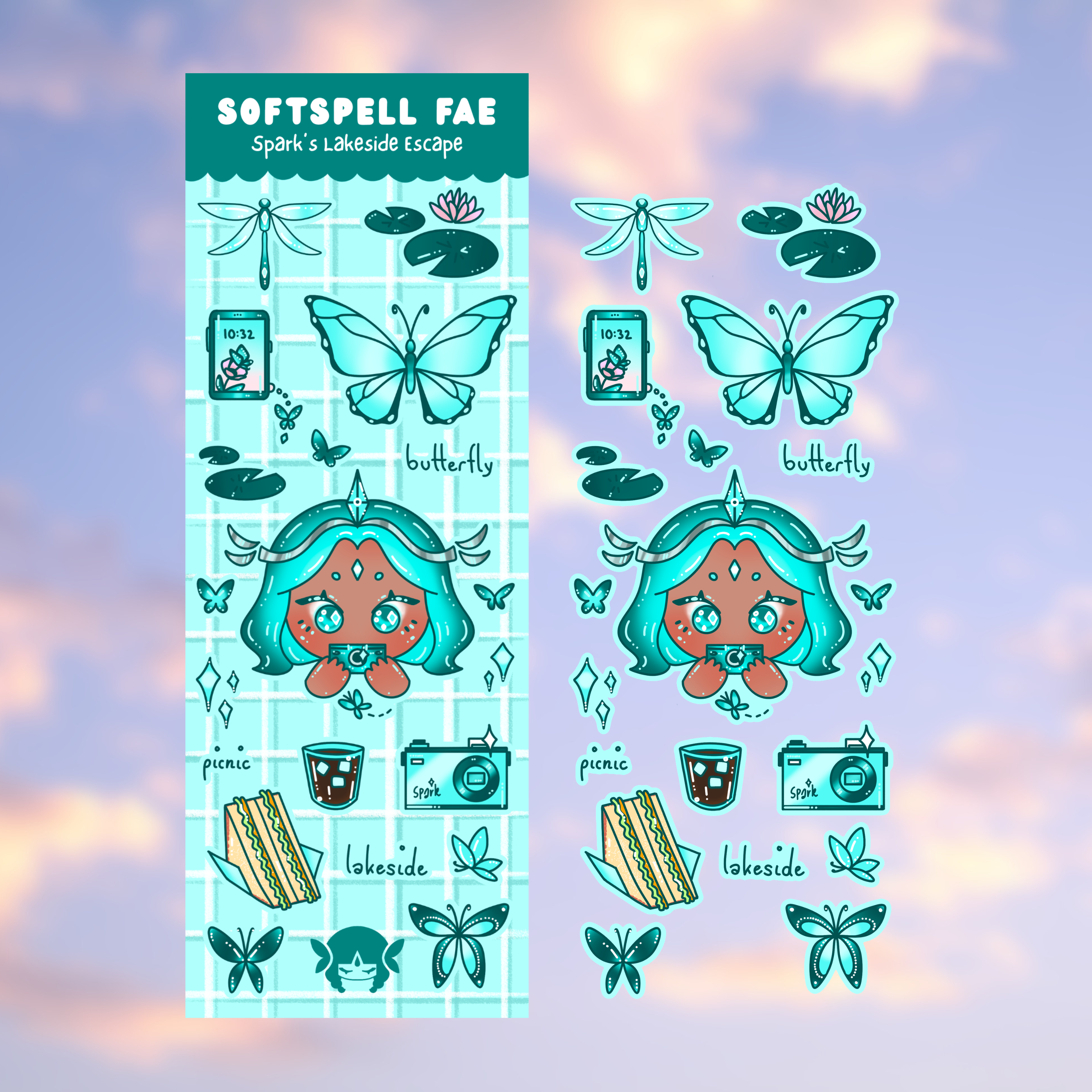Spark's Lakeside Escape Stickersheet - Celestial Spirits