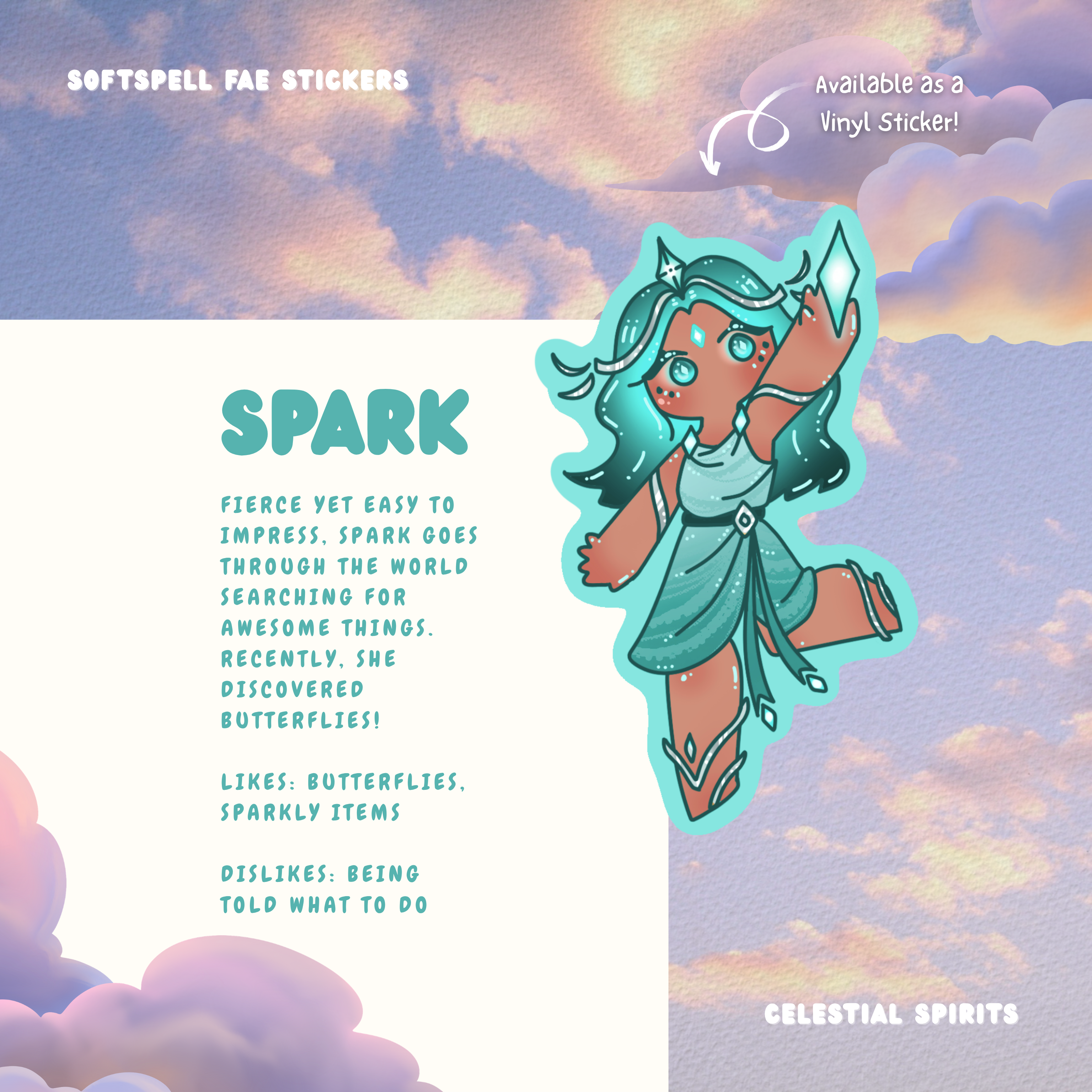 Spark's Lakeside Escape Stickersheet - Celestial Spirits
