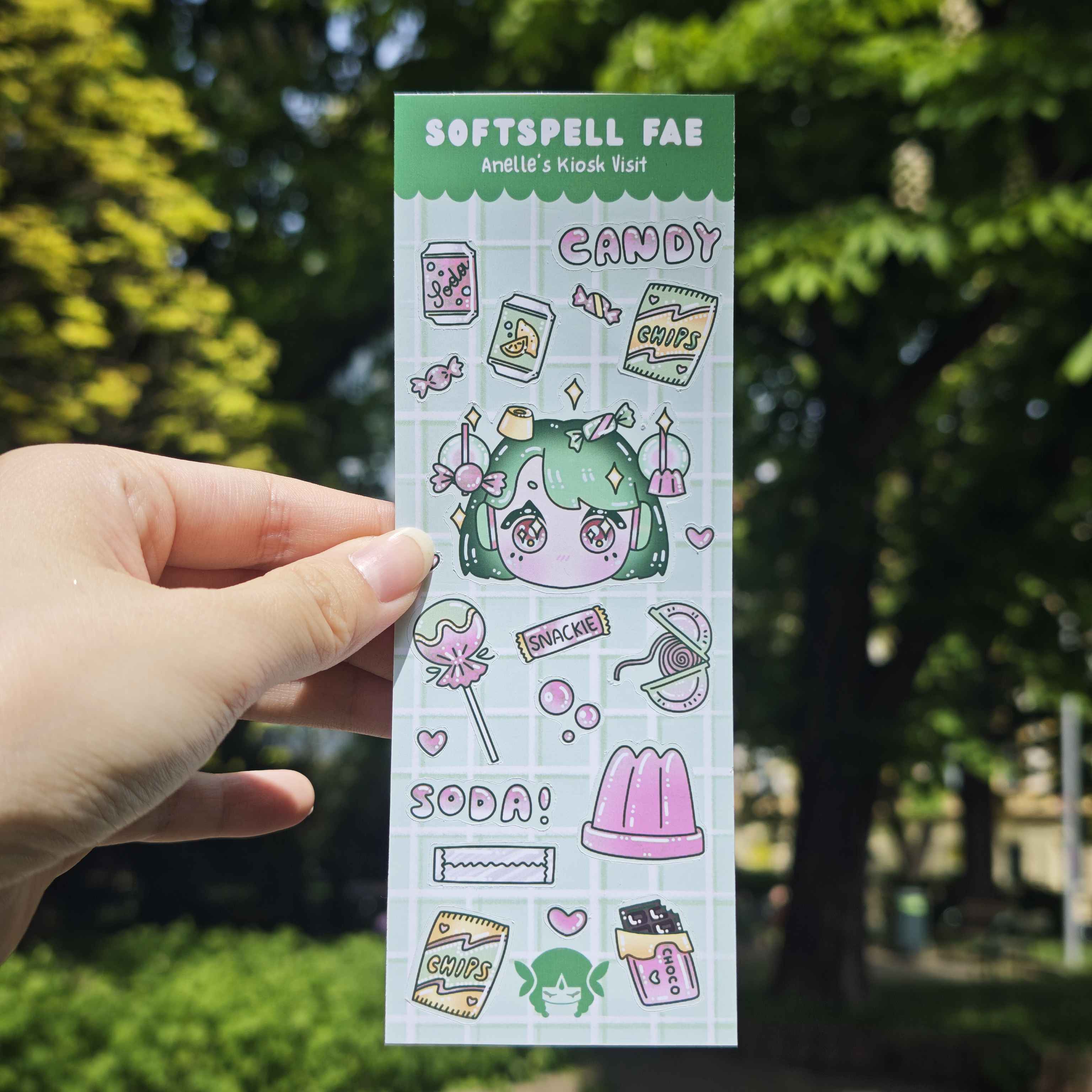 Anelle's Kiosk Visit Stickersheet - Celestial Spirits