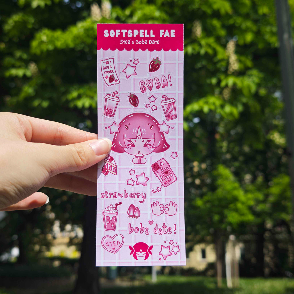 Stea's Boba Date Stickersheet - Celestial Spirits