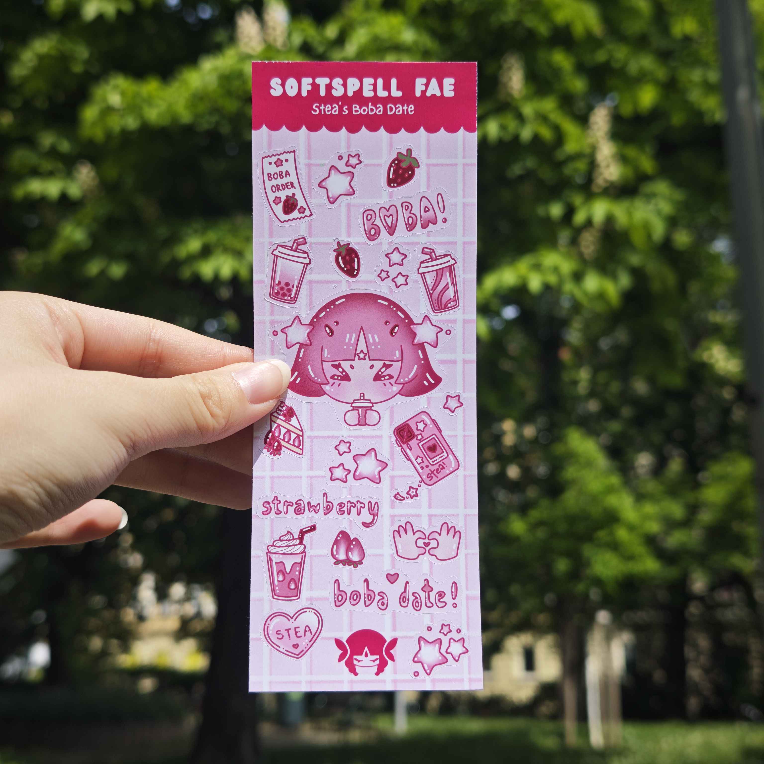Stea's Boba Date Stickersheet - Celestial Spirits