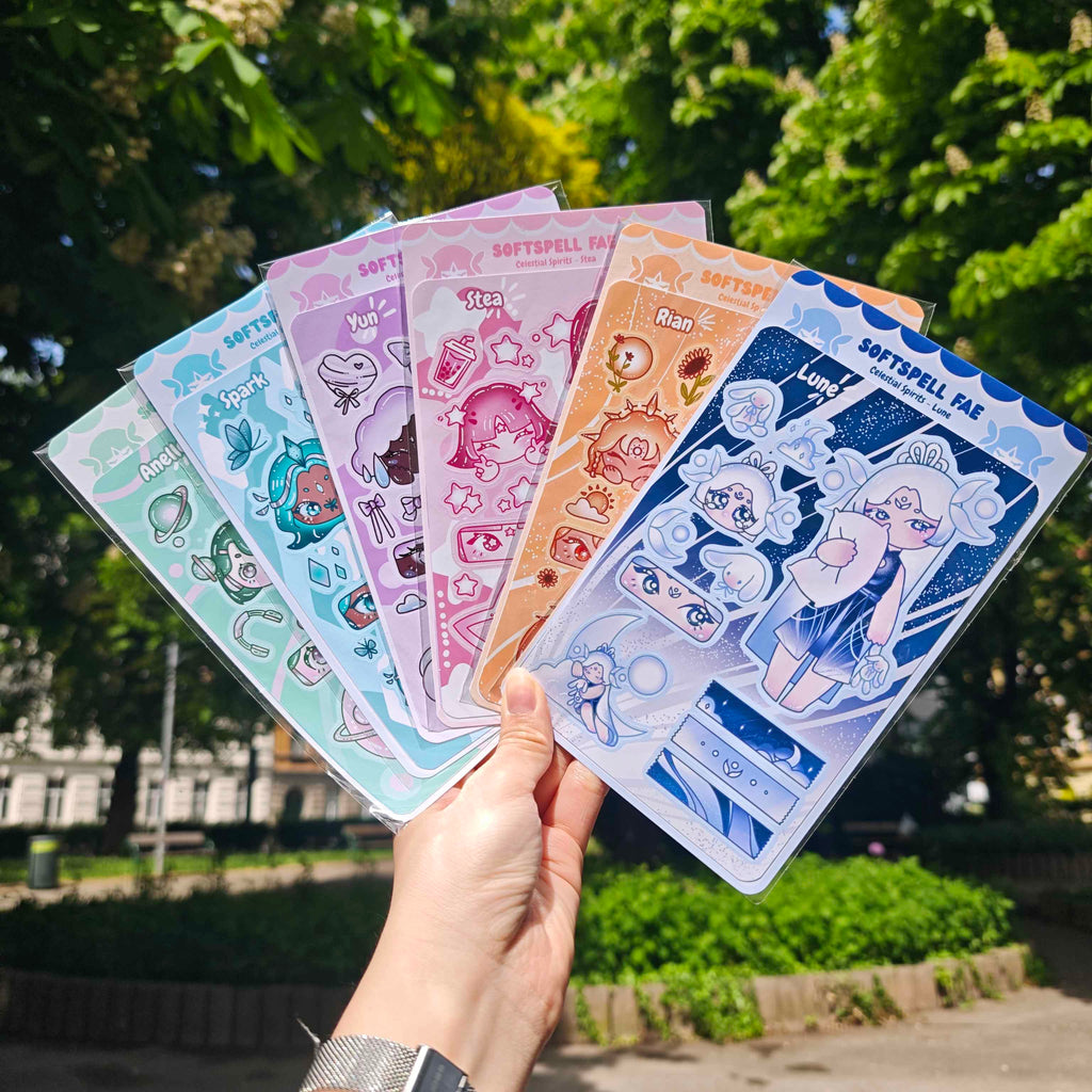 [-25%] Full Set Celestial Spirits Stickersheets