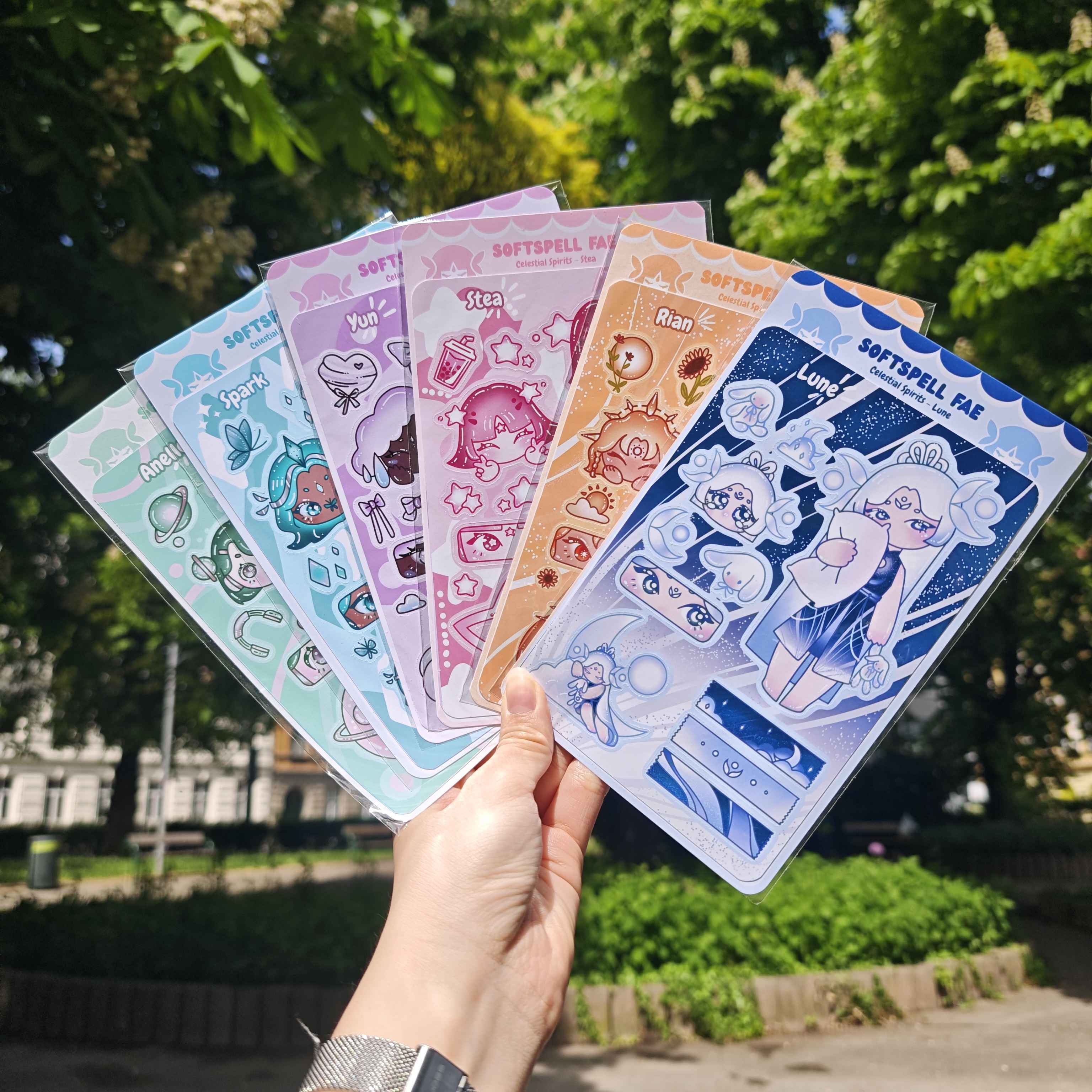 [-25%] Full Set Celestial Spirits Stickersheets