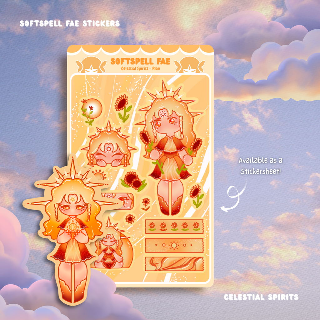 Rian Sticker - Celestial Spirits