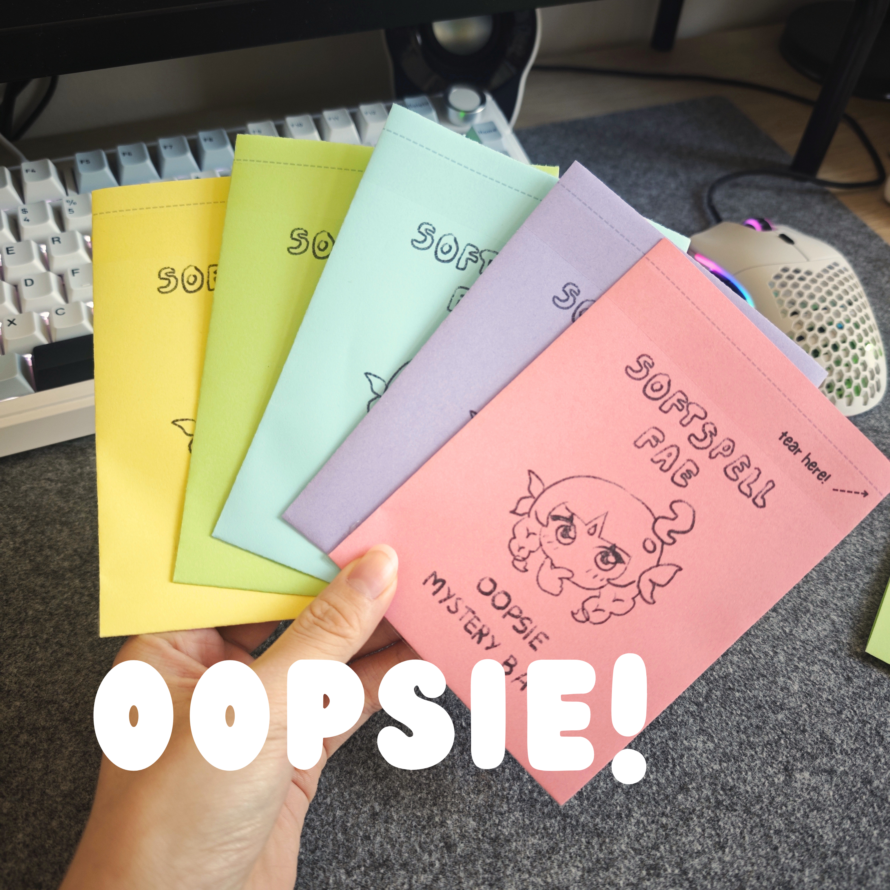 OOPSIE SINGLE STICKER Mystery Bag